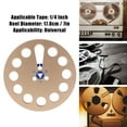 thumbnail image 3 of 7 Inch Empty Tape Reel, Aluminum NAB Flanges Universal Open Reel Tape Empty Reel for 1/4 Inch Tape, for , for  Studer, 3 of 7