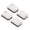 Square white, variant on Yihuala 4 Pieces Heavy Duty Furniture Leg Risers for Raising Sofa Bed Table Height Anti Slip Base Easy Installation