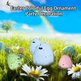 thumbnail image 4 of Oiur 20Pcs/Bag Easter Artificial Bird Egg Comfortable Touch Create Atmosphere Realistic DIY Foam Happy Easter Colorful Faux Pigeon Egg Home Decor, 4 of 8
