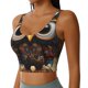 thumbnail image 2 of Balery Quirky Owl With Glasses Sujetadores deportivos con espalda cruzada para mujer, acolchados, sin costuras, de alto impacto, ideales para yoga, gimnasio, entrenamiento y fitness.-Medium, 2 of 8