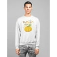 thumbnail image 2 of Hello Pumpkin Season  Sweatshirt Men -Image by Shutterstock, Male x-Large, 2 of 4