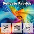 Tie Dye Covers Set of 2 with Velvet Fabric and Unique Patterns for