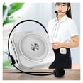 thumbnail image 2 of Loudspeaker Portable High-power Speakers Megaphone With Wired Headset Microphone USB Charging For Teaching Office ,Powerful&Original Sound, 2 of 7