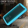 thumbnail image 6 of CoverON Motorola Moto G9 Play Case / Moto G9 / E7 Plus Case, Military Grade Full Body Rugged Slim Fit Clear Phone Cover, Light Blue, 6 of 9