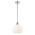 thumbnail image 3 of Innovations Lighting - White Venetian - 1 Light Stem Hung Mini Pendant In Modern, 3 of 7