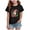 Black, variant on Xyant Christmas Shirts for Kids, Boys Girls Santa Claus Christmas Tree Print Short Sleeve Tshirts Toddler Funny Holiday Gift Xmas Graphic Tees Tops, Size 7-8 Years