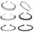 thumbnail image 1 of Diadema con ondas de hierro para hombres y mujeres, diadema deportiva invisible coreana, flequillo, horquilla rota, horquilla, 1 of 5