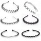 thumbnail image 1 of Diadema con ondas de hierro para hombres y mujeres, diadema deportiva invisible coreana, flequillo, horquilla rota, horquilla, 1 of 5