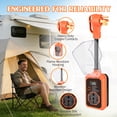 thumbnail image 2 of Askmuse 50 Amp Surge Protector for RV,18000J Camper Power Protector,Smart Circuit Analyzer with LED Display,Heavy Duty Rv Surge Protector 50 Amp for Camper,Travel Trailer, 2 of 7