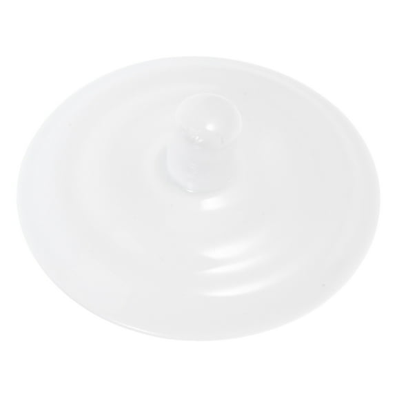 Hemoton Ceramic Teacup Cover Universal Replacement Lid Reusable Mug Lid Hot Drink Cup Lid For Coffee Mug Tea Cup Home And Office Use