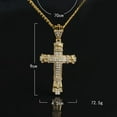 thumbnail image 5 of Cross Pendant Necklace Stainless Steel Cross Necklace for Men Women, 5 of 6