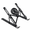 Black, variant on Adjustable Laptop Stand for Desk, Foldable Aluminum Stand for MacBook, Dell, HP, 10-17” Laptops with Cooling Fan, Ergonomic & Portable Design