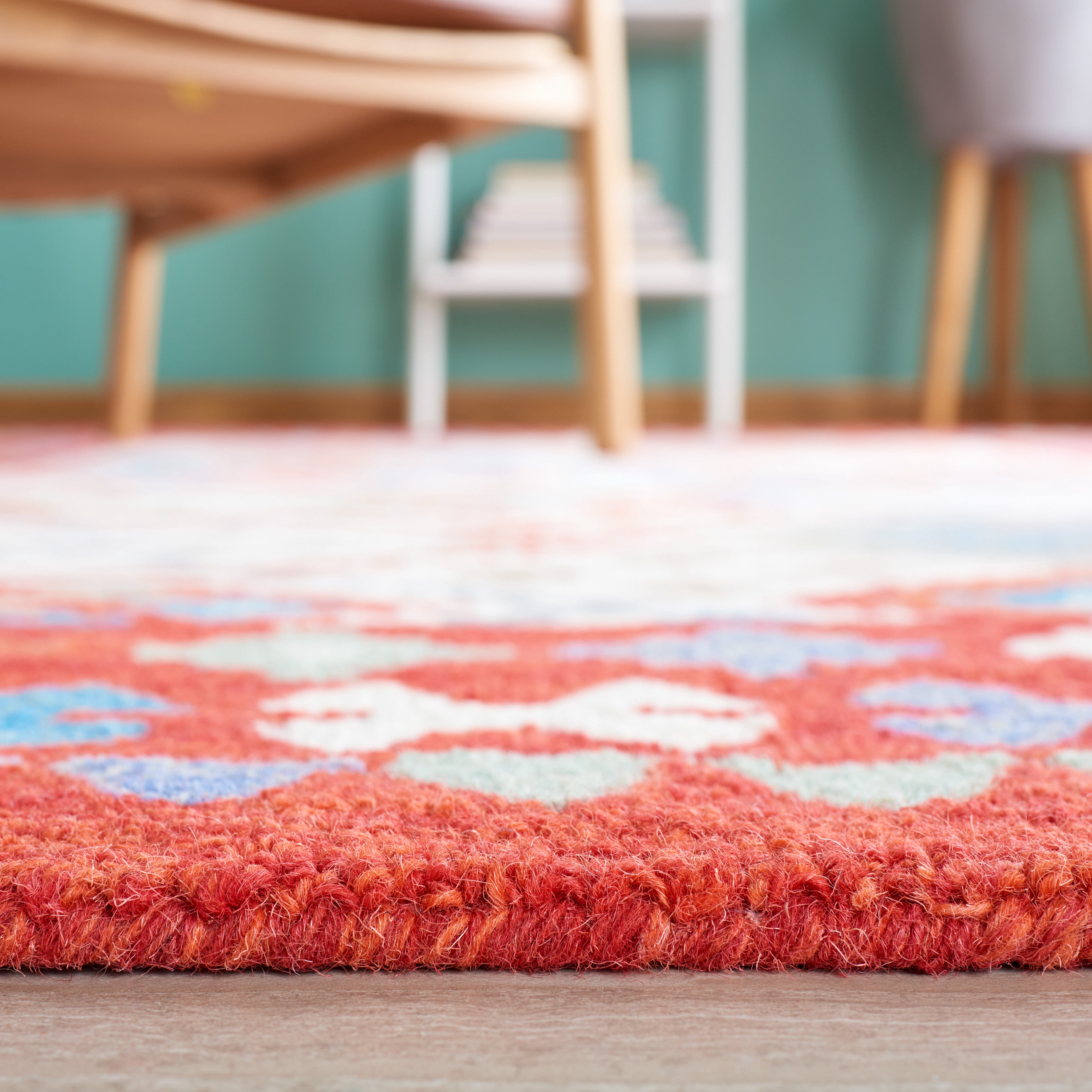 Safavieh  Handmade Aspen Hiie Boho Wool Rug 5'  x  8' 5' x 8' Indoor,Handmade Bedroom,Dining Room,Living Room Rectangle