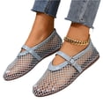 thumbnail image 5 of KEVCHE Womens Hollow Out Mesh Mary Jane Shoes, Soft Soled Breathable Flat Casual Footwear, Lightweight Summer Fashion Daily Shoes, Elegant Comfortable Shoes, 5 of 5