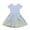 Light Blue(Striped), variant on CCRFTGI Short Sleeve Dresses for Kids Girls 7-8 Casual Summer A Line Swing Skater Dress Funny Striped Dresses Party Girls Clothes Fashion Army Green 3-4 Years