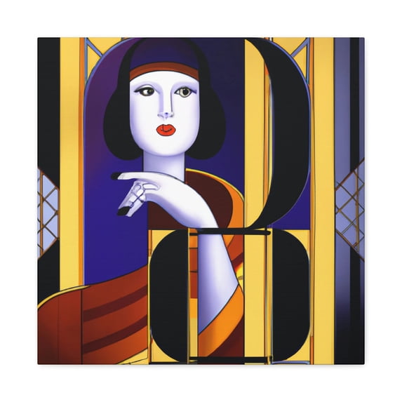 Gilded Metropolis Gleaming - Canvas