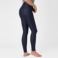 thumbnail image 3 of HORZE Katia Women's Denim Style Elastic Lightweight High Waist Silicone Full Seat Riding Tights, 3 of 8