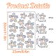 thumbnail image 2 of Adhesivos para ventanas contra colisiones - Adhesivos prismáticos de alerta de vidrio - Previene choques con pájaros - Decora tus puertas de vidrio, 2 of 5
