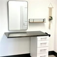 thumbnail image 7 of Highland Nickel 24" x 36" Rounded Corner Mirror, Rectangular Framed Wall Mirror, Vanity Mirror, Multiple Finishes, 7 of 7