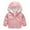 Light Pink, variant on lnmuld Kids Coats Girls Lightweight Hooded Windbreaker Jacket Raincoat Zippered Outerwear for Outdoor Activities and Everyday Wear Solid Color Size:5-6 Years