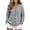 Gray, variant on Ghalytn Women's Waffle Knit V-Neck Cardigan, Button Front Long Sleeve with Pockets