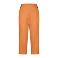 thumbnail image 4 of Aihuaihua Women's High Waisted Straight Leg Capri Pants Stretch Lightweight Trousers for Work Golf Casual Capri Leggings with Pockets, 4 of 4