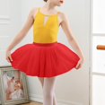 thumbnail image 2 of PEASKJP Pink Tutu Toddler Girls Tutu Skirt Tulle Ballet Skirts Princess Tutu for Toddler Baby Kids Birthday,Red 5-8 Years, 2 of 4