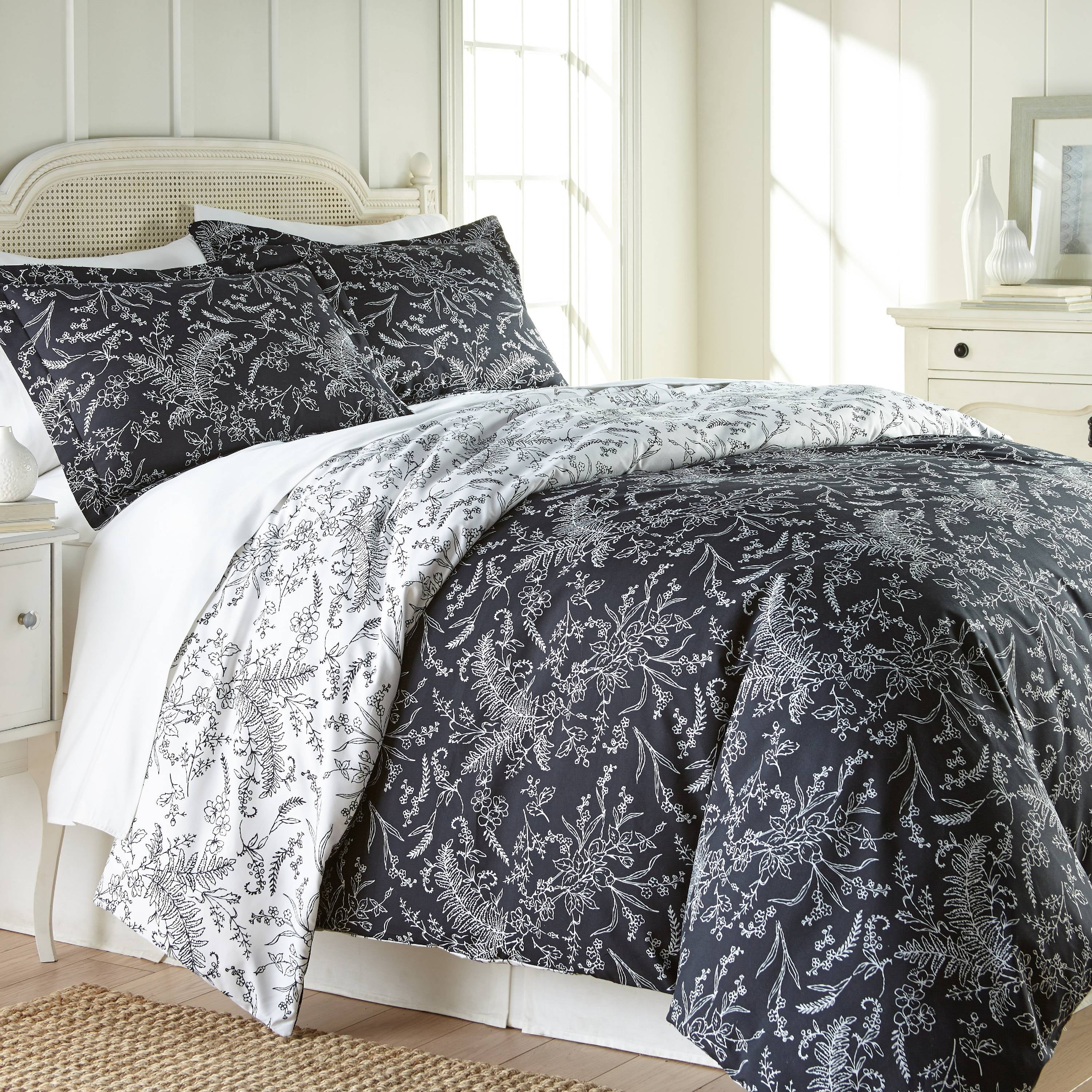 Winter Brush Print UltraSoft & Supreme Quality Reversible Comforter Set