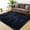 Blue, variant on Plush Fluffy Runner Rug, 2x8 Feet Soft Shaggy Area Rug for Bedroom and Living Room, Non-Slip, Non-Shedding Tie-Dye Navy Accent Mat for Kids' Rooms and Nurseries
