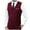 Wine, variant on Mgmyaa Men's Tailored Sleeveless Waistcoat Featuring Lapel Collar and Decorative Pockets, Business Casual Blazer