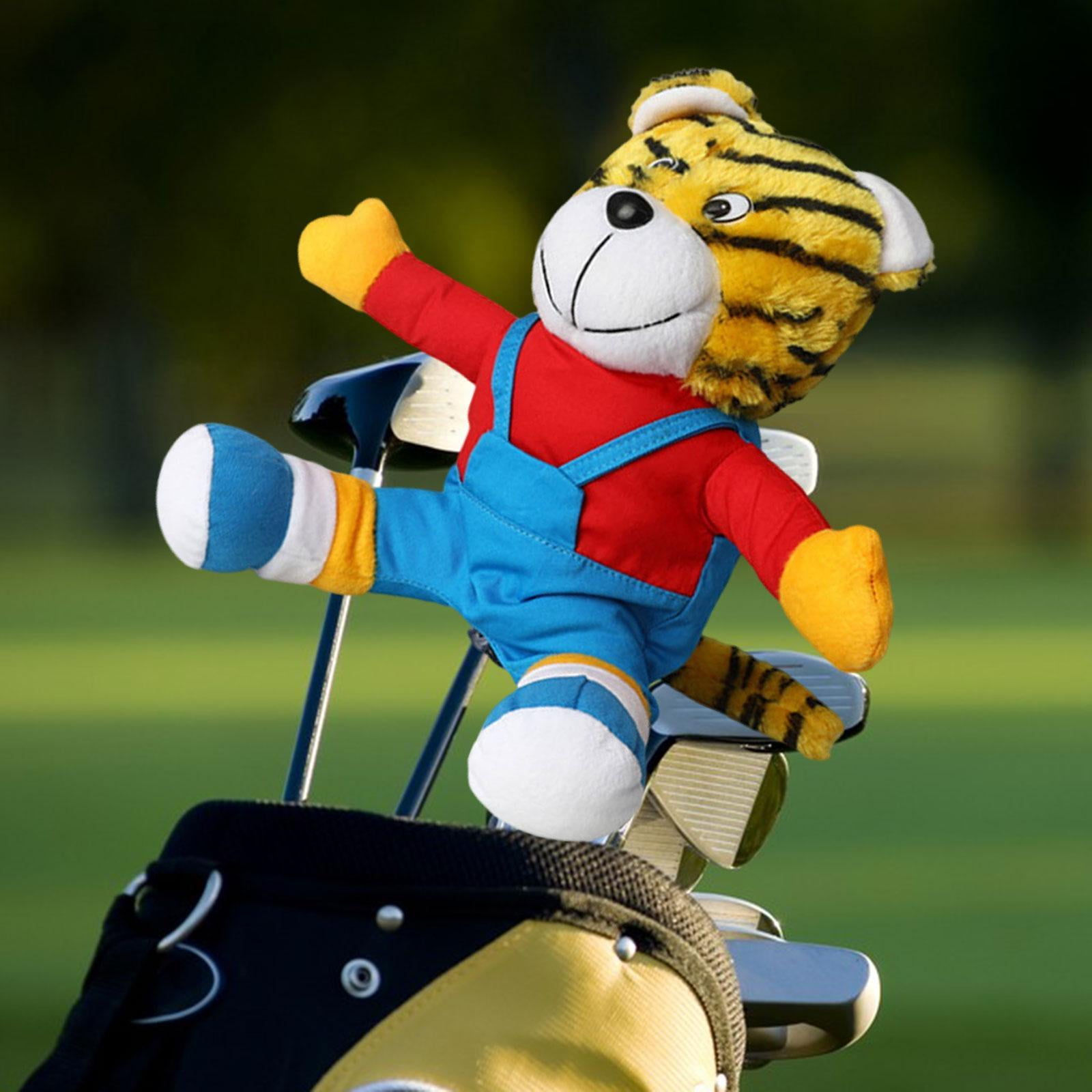 harayaa Golf Driver Headcover Golf Accessories Animal Shape Funny Protective Wrap Sleeve Style B