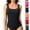 Black, variant on Women Tankinis Swimsuits - Two Piece Bathing Suit with Racerback Tank Tops Side Ruched Swim Bottom Swimsuit Sets