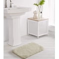 thumbnail image 2 of Bathroom Rug Non Slip Bath Mats for Bathroom (16 x 24, Light Tan) Water Absorbent Soft Microfiber Shaggy Bathroom Mat Machine Washable Bath Rug for Bathroom Thick Plush Rugs for Shower, 2 of 6
