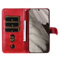thumbnail image 2 of Wallet Case for Google Pixel 8 with Zipper Pocket & Card Slots – Stand Function Red, 2 of 6