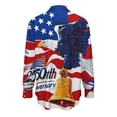 thumbnail image 5 of WRFWUL 250th Anniversary USA Button Down Shirts for Women Dressy Long Sleeve Blouse Celebration Patriotic Flag Print 1776-2026 Tshirt, 5 of 5