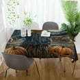 thumbnail image 4 of DEIARA Scary Scarecrow Square Tablecloth 54×54in Polyester Fabric Tablecloth Washable Dust Resistant Wrinkle Resistant, 4 of 9