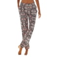 thumbnail image 3 of WILLBEST Pantalones Casuales de Mujer, Cintura Fácil, Estilo Bohemio, Largos, con Bolsillos, para Playa y Uso Diario. Chica, 3 of 7