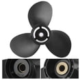 thumbnail image 4 of Outboard Propeller Propeller Replacement Propeller For  Aluminum Alloy Propeller Outboard Accessory Outboard Propeller 10 Spline Tooth 3 Blades 58100-93763-019 9 1/4 X 9 Fit For, 4 of 8