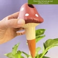 thumbnail image 5 of Fymlhomi Self-Watering Spikes Mushroom Shape Plant Watering, 4PCS Indoor Plant Clay Watering Stakes, Indoor Plant Watering Stick, Multicolor,A, 5 of 6