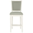 thumbnail image 5 of SAFAVIEH Buchanan 30"H Upholstered Rectangle Bar Stool, Set of 2, Light Grey, 5 of 12