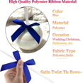 thumbnail image 3 of 50 Pack Blue Satin Ribbon Twist Tie Bows for Treat Bags, Gift Bags, Bakery Candy Bags and Package Decorating Ribbon Bow, Bowknot for Gifts, 3 of 8