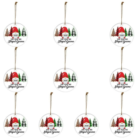 Dvkptbk Christmas Ornaments 2020 Christmas Ornaments Gift Holiday Decor Tree Decorate Christmas Tree Decorations on Clearance