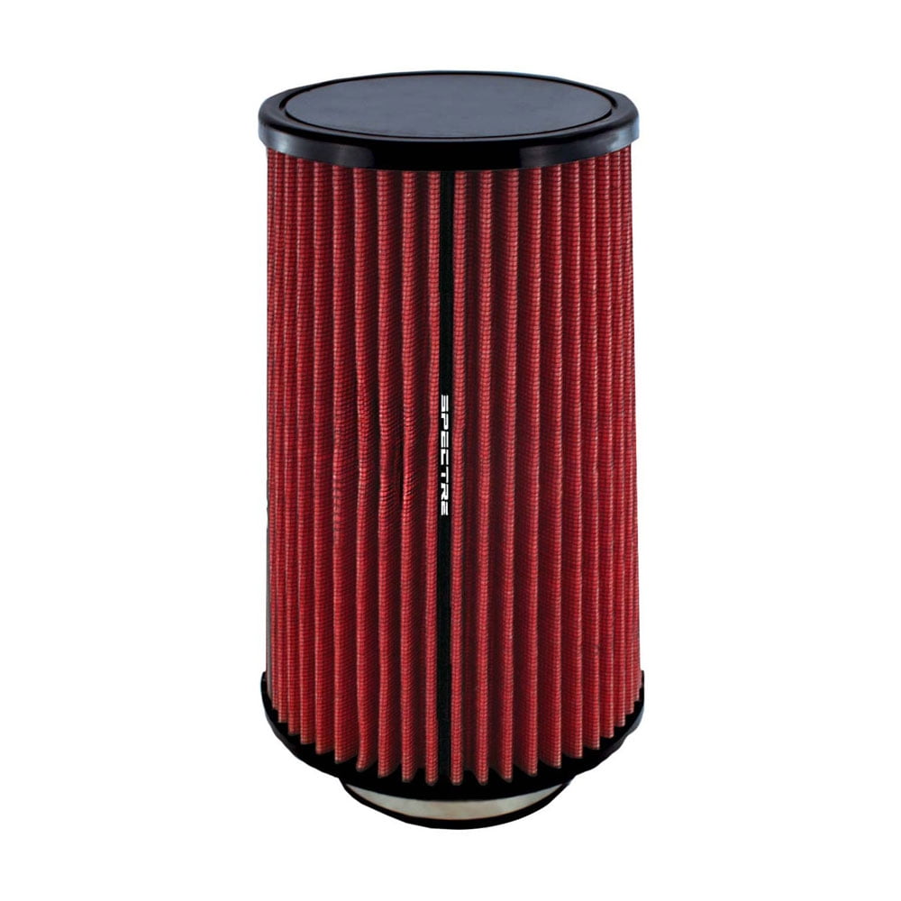 130 mm Spectre Performance HPR0883 Universal Clamp-On Air Filter: Round Tapered; 3.5 in Base; 5.125 in 89 mm Height; 6 in Top Flange ID; 10.719 in 272 mm 152 mm 