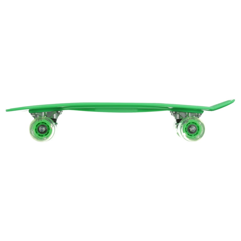 Dash Toyz Green Cruiser Light-Up Wheels Skateboard - Walmart.com