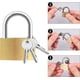 thumbnail image 5 of Candados pequeños con llave, 4 unidades de 30 mm de latón macizo con llaves iguales (12 unidades), Happon, candado de latón macizo con llave para portón, taquilla de gimnasio y caja de herramientas., 5 of 7