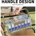 thumbnail image 2 of Outdoor Ice Preservation Box, Snackle Box with Ice Pack & Handle, Chilled Snackle Box, Ice Preservation Holder with Drain Divider for Camping Picnic, 2 of 9