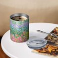 thumbnail image 3 of 12oz Coffee Tumblers Pioneer Flower Stainless Steel Vacuum Insulated Travel Tumbler Coffee Cups Mug with Lid and Straw with Cleaning Brush for Cold & Hot Drinks, 3 of 5