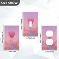 thumbnail image 2 of Light Switch Cover Switch Plate Outlet Cover Plug Cover for Electrical Unused Outlet Cover Pink Heart-shaped Tree, 2 of 6