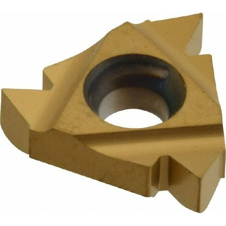 

Hertel 16ER Internal Right Hand 8 NPT Laydown Threading Insert Grade HG630TR TiC/TiN Coated Carbide