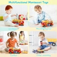 thumbnail image 3 of Kids Tool Set for Boys, Wooden Toddler Tool Bench Montessori Toys for 2+Year Old, 62 Pcs Construction Educational Pretend Play for Age 2-5 Birthday Gift, 3 of 9